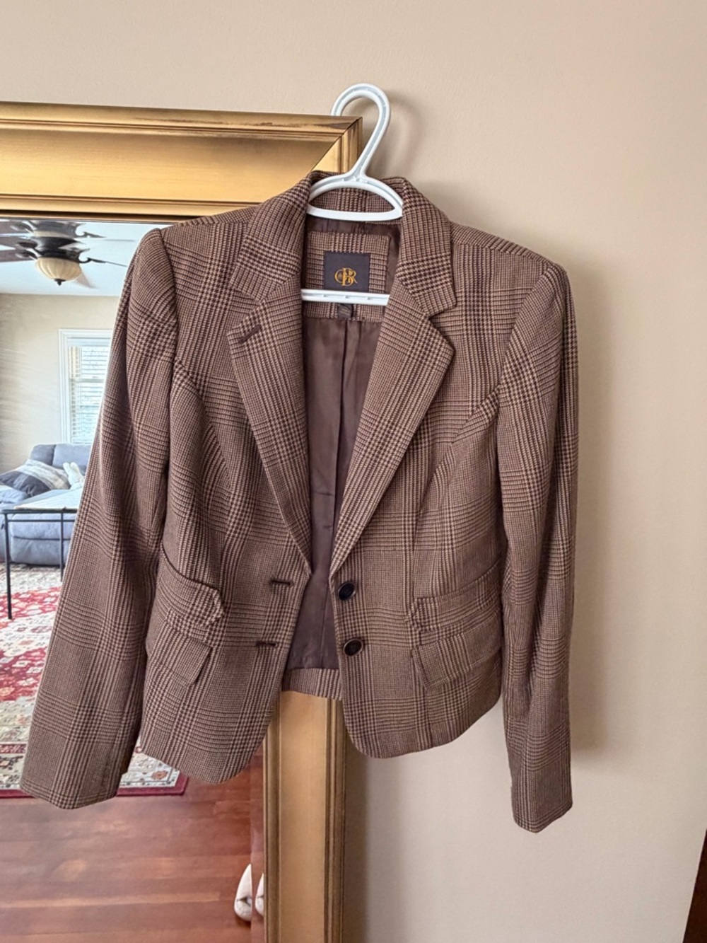 The Limited plaid blazer